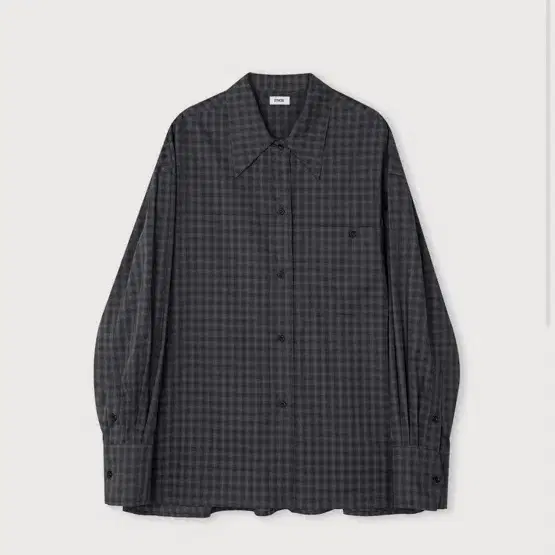 에토스 mildy check shirt 챠콜색상