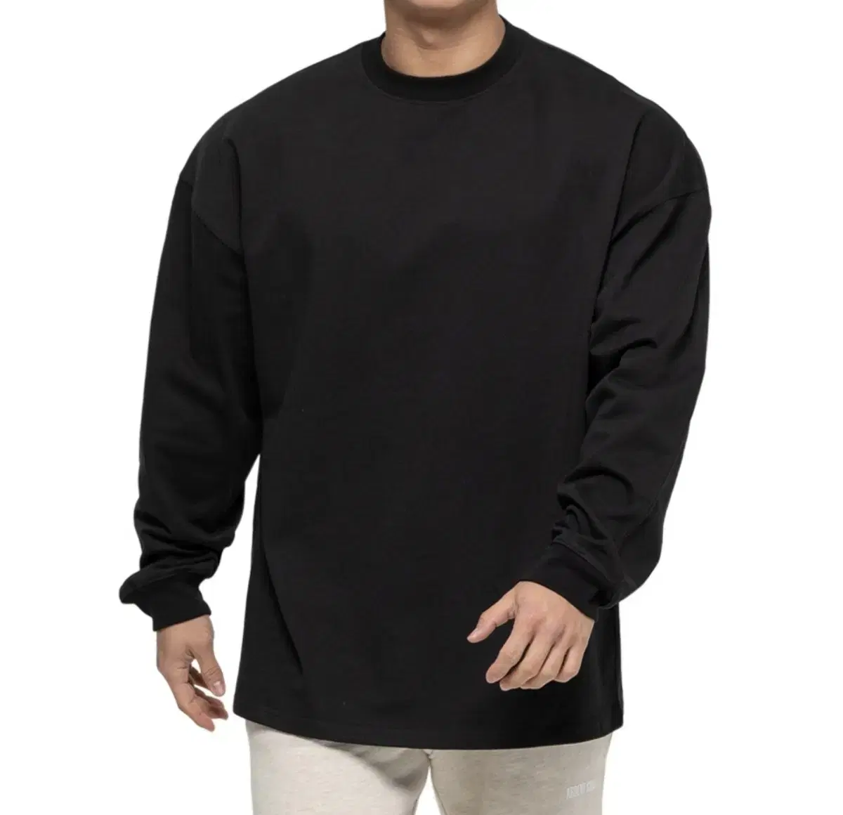 AdventSoul Heavy Cotton semi Overfit Backline Long Sleeve Tee