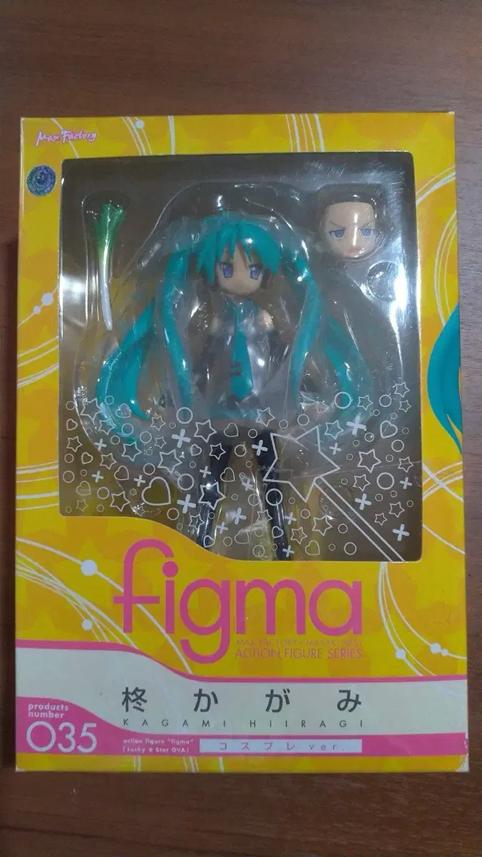 (Unsealed) Vocaloid Lucky Star Kagami Miku Figma Figure