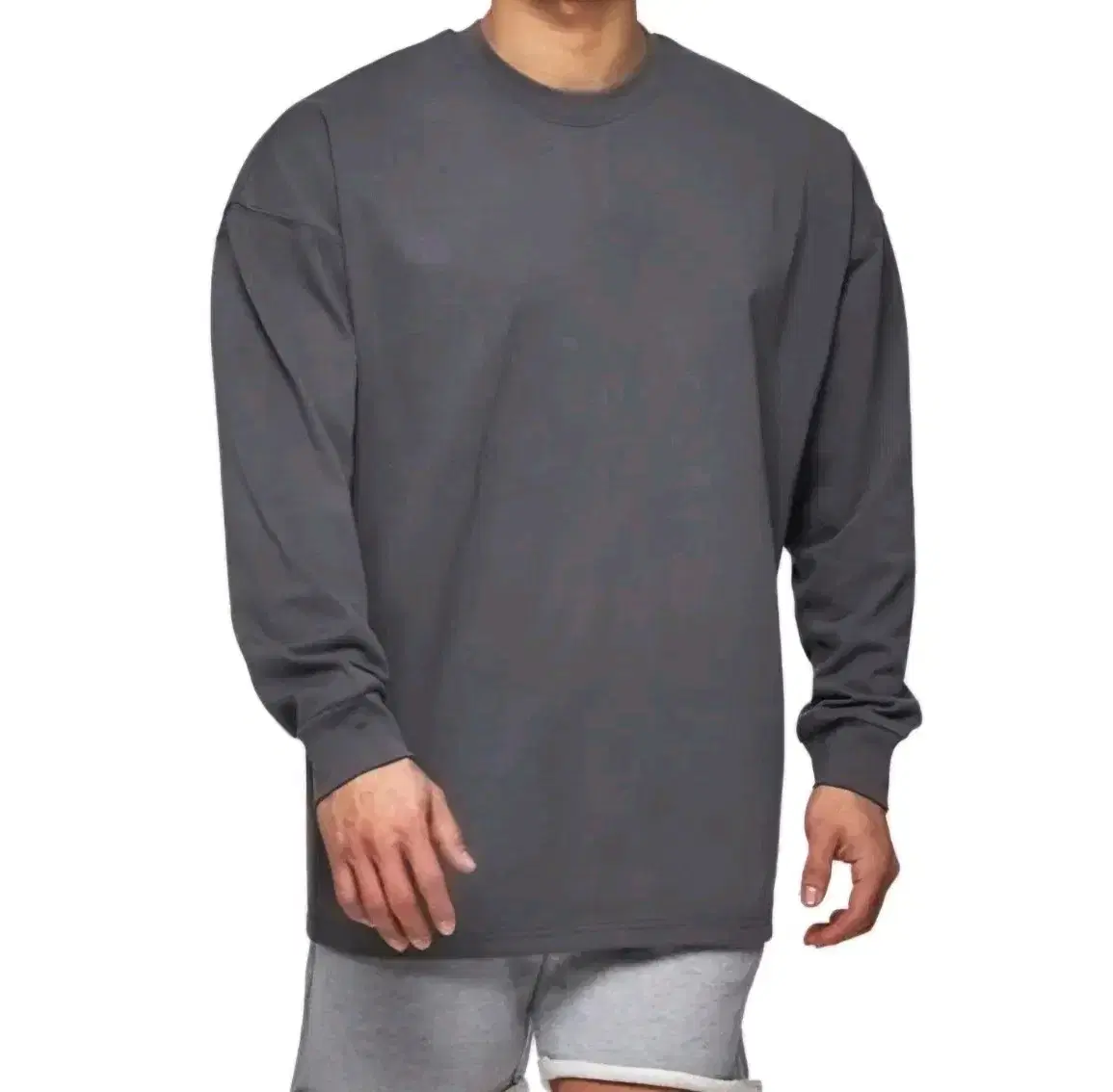 AdventSoul Heavy Cotton semi Overfit Backline Long Sleeve Tee