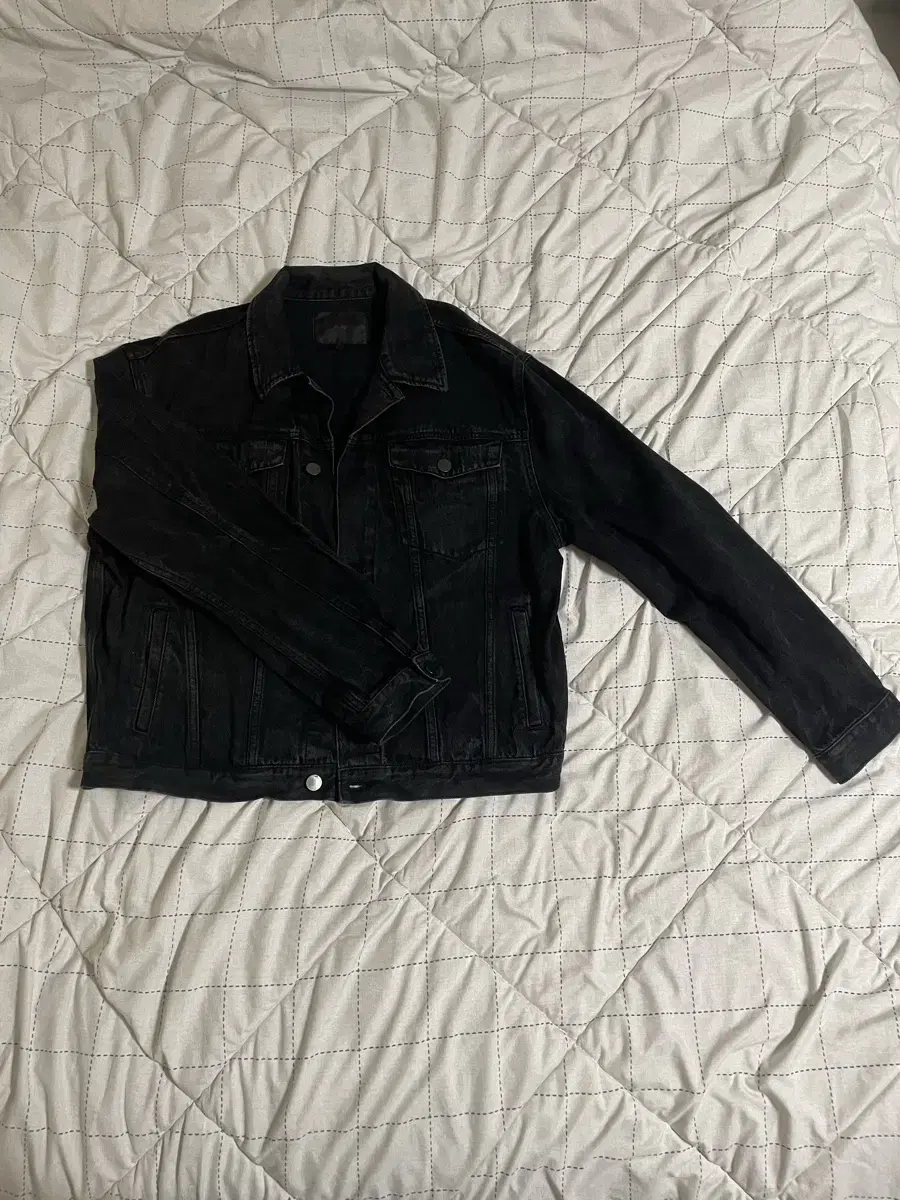 Flack K49 Black Rinsed Jacket L