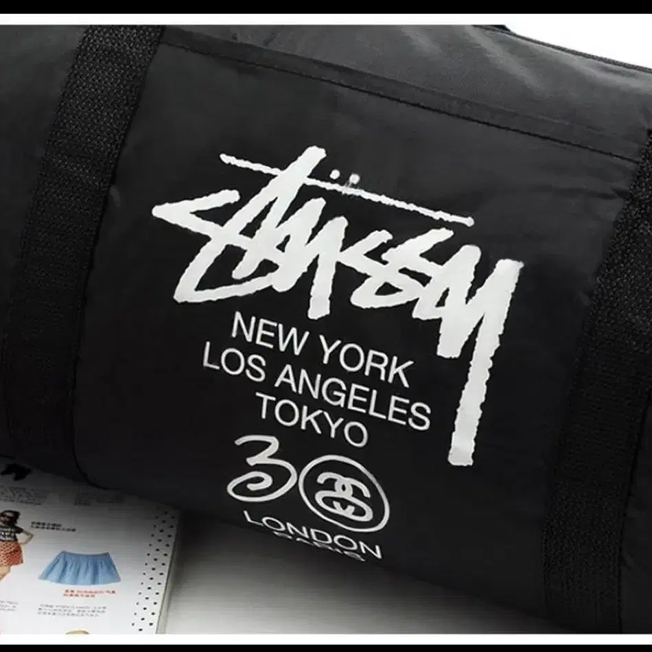 STUSSY 30주년 더플 백