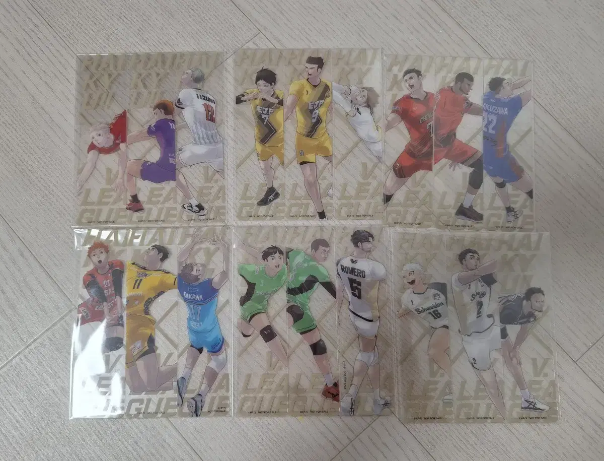 Haikyuu V-League Bookmark Pre-order Benefit