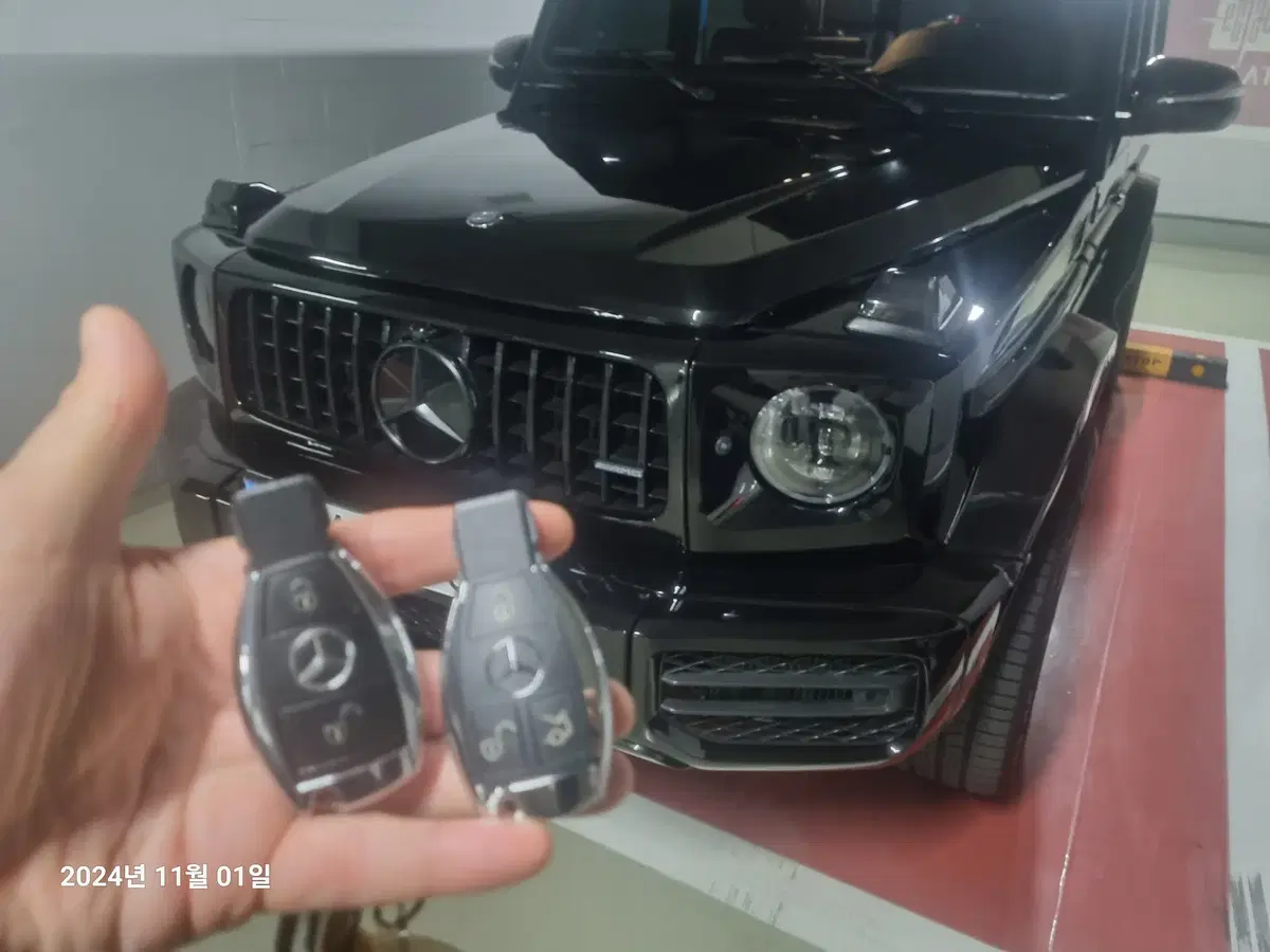 벤츠 AMG G63 지바겐 스마트키 고장 올키 분실시 긴급 키복사 제작