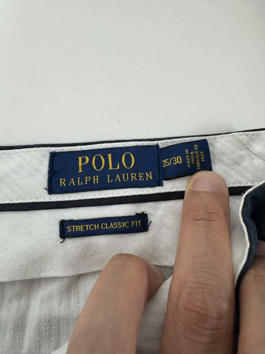 Polo Ralph Lauren Cotton pants navy blue