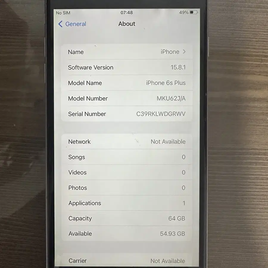 iPhone6s플러스/iPhone6splus 64기가 스그