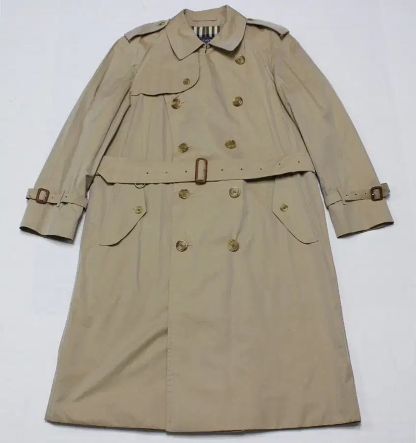 Burberry Genuine Men's 100 105 Spring and Autumn Trench Coat Clean