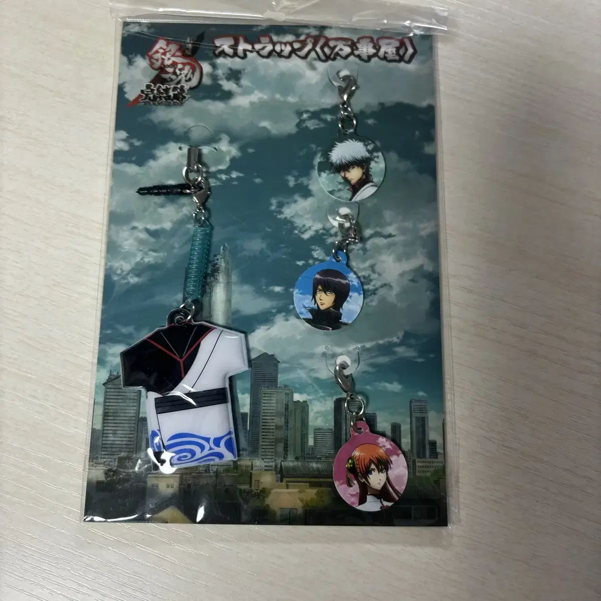 Unsealed) Gintama Haeyoung Movie Edition Resolver Strap Kintoki Kagura Shinpachi