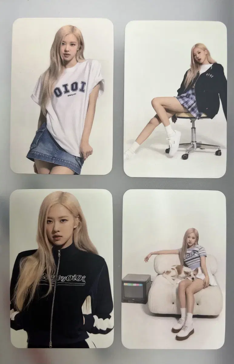 Black Pink rose OIOI photocards in bulk