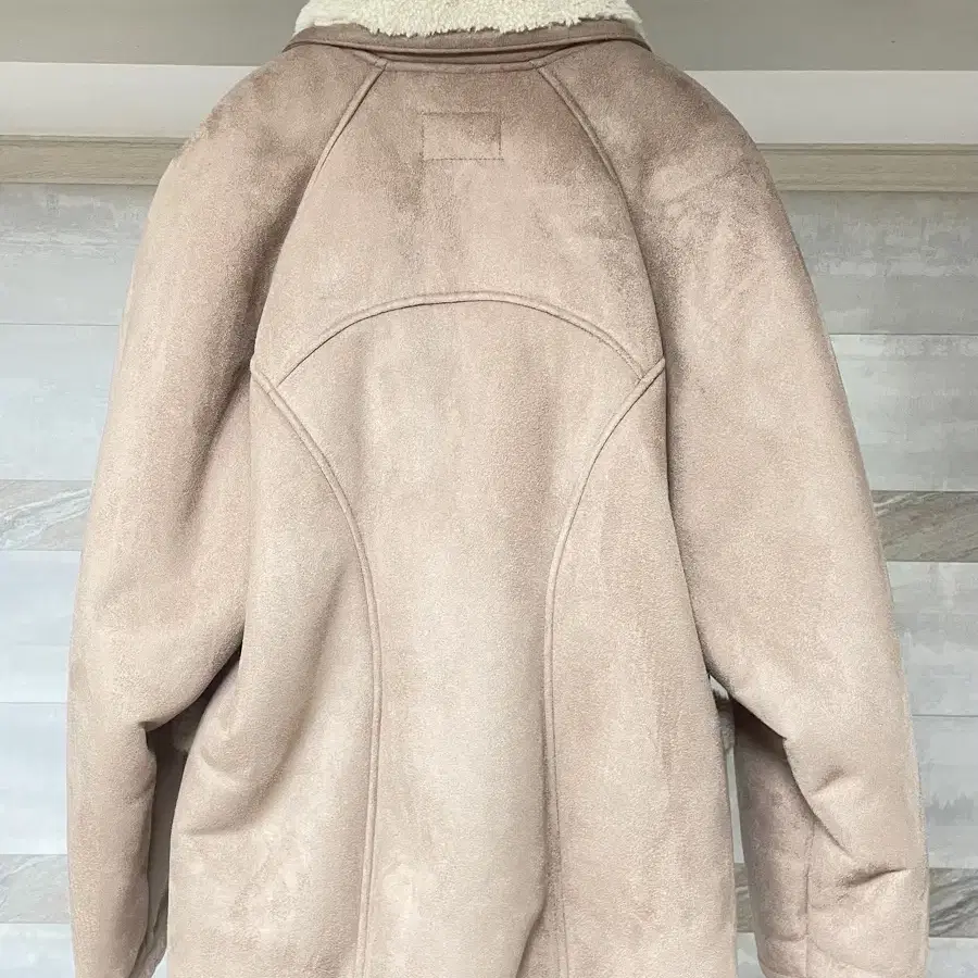 그로브 REX SHEARING COAT 무스탕 베이지(실사O)