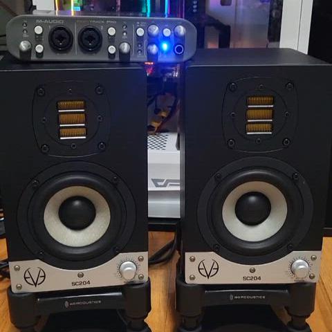 EVE  AUDIO 이브 오디오 SC204 모니터 스피커 M-OUDIO