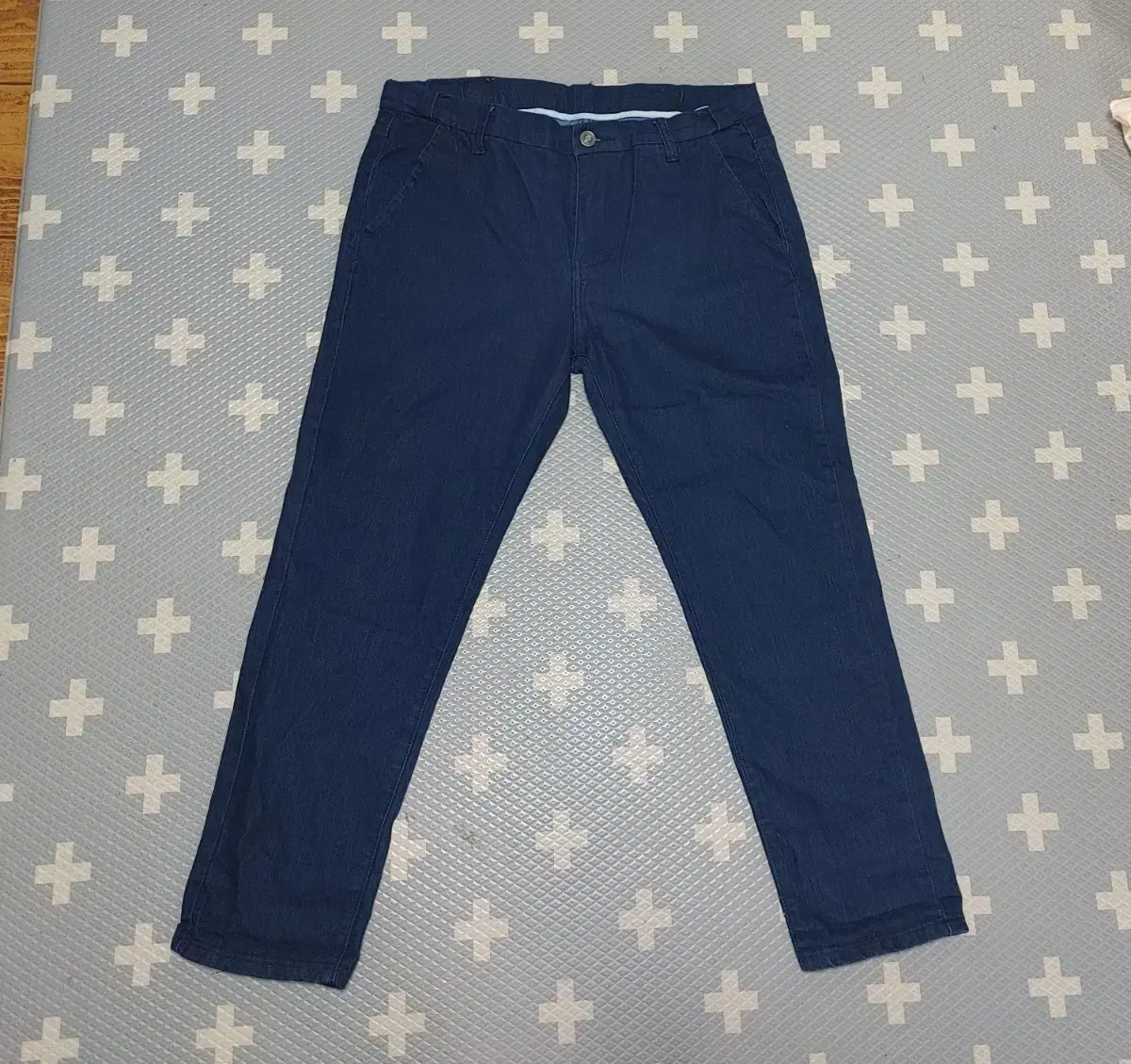 (new) denim pants hidden banding jeans size 34 amekaji bloo cityboy