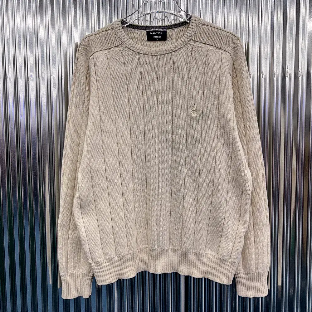 Nautica Cotton Roundneck Knit (Domestic L) P184