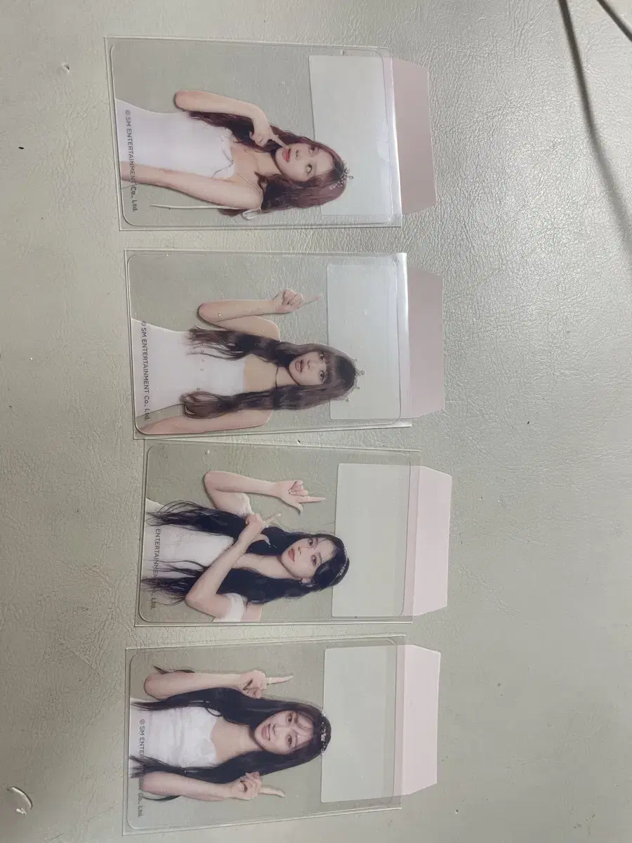 Aespa 2023 Seasons Greetings Transparent photocard Bulk,per piece sell winter ningning karina Giselle