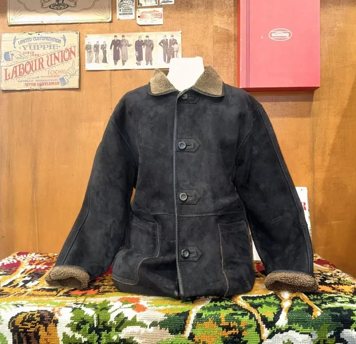 76/(l-xl) 가죽자켓 mustang 가죽자켓 bomberjacket workwear amekazi