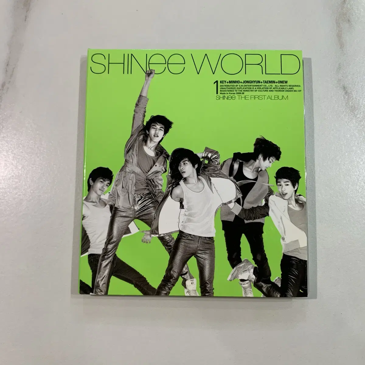 SHINee Regular 1집 SHINee World Oxygen Like Onda Onda Neon Version