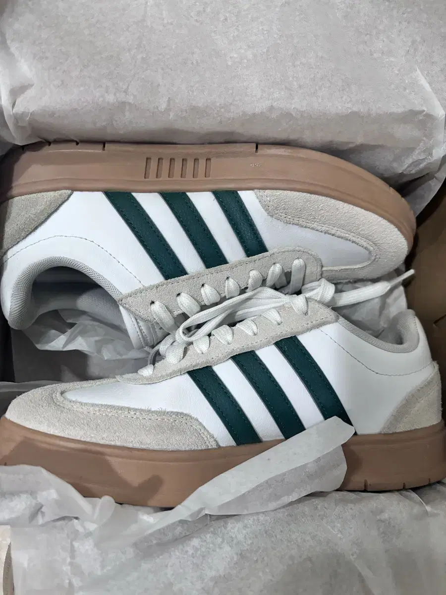 Adidas Gradas White Green 225