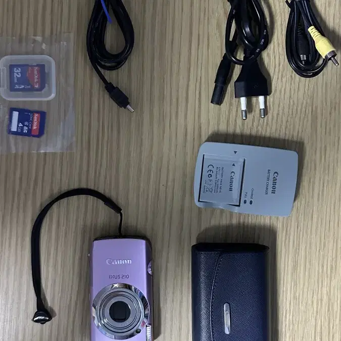 ixus 210 핑크 디지털 카메라