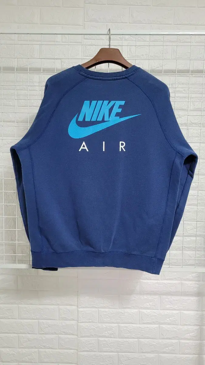 [105]NIKENIKE bloo Nike Air BigLogoPrintedDetailsMen's T-shirtXL