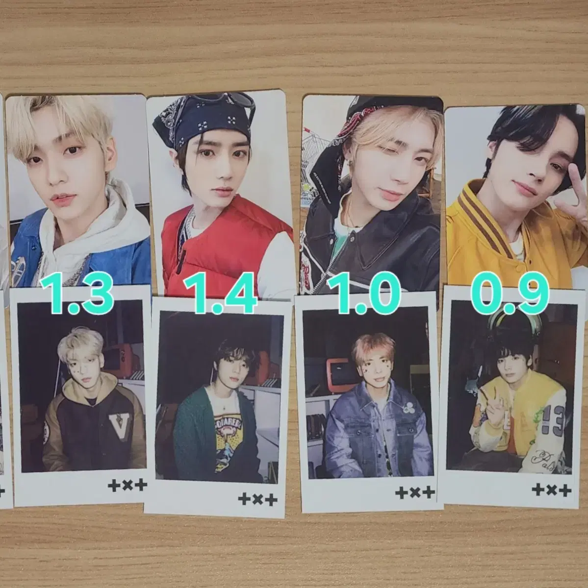 txt memories y2k photocard polaroid soobin beomgyu taehyun hueningkai