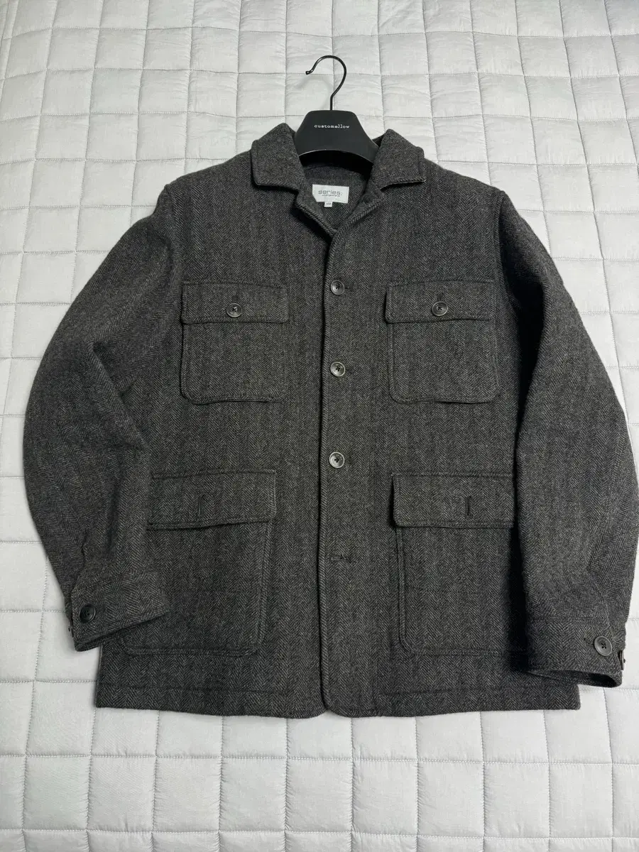 100% Series Alpaca Herringbone Jacket