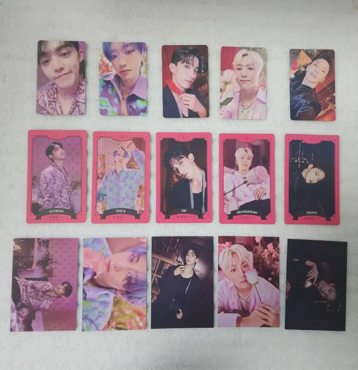 Seventeen 23 season's greetings by member photocard set