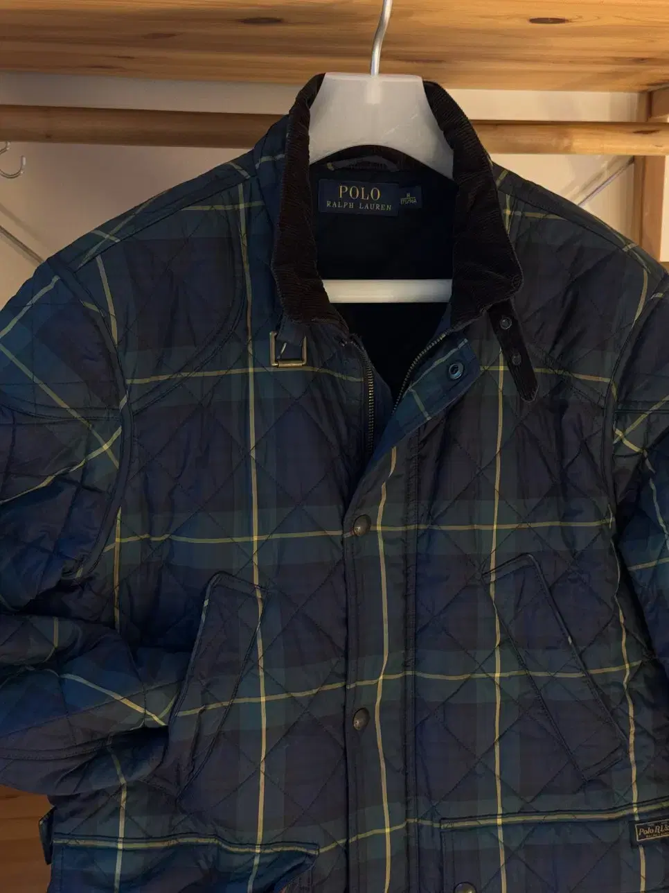 Ralph Lauren Tartan check quilted jacket M 102