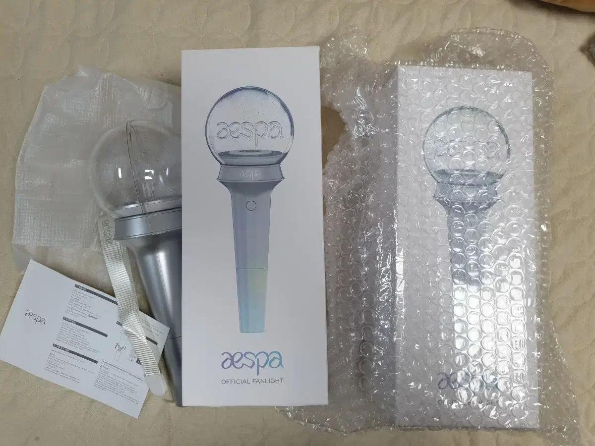 Aespa lightstick Svong sealed unsealed