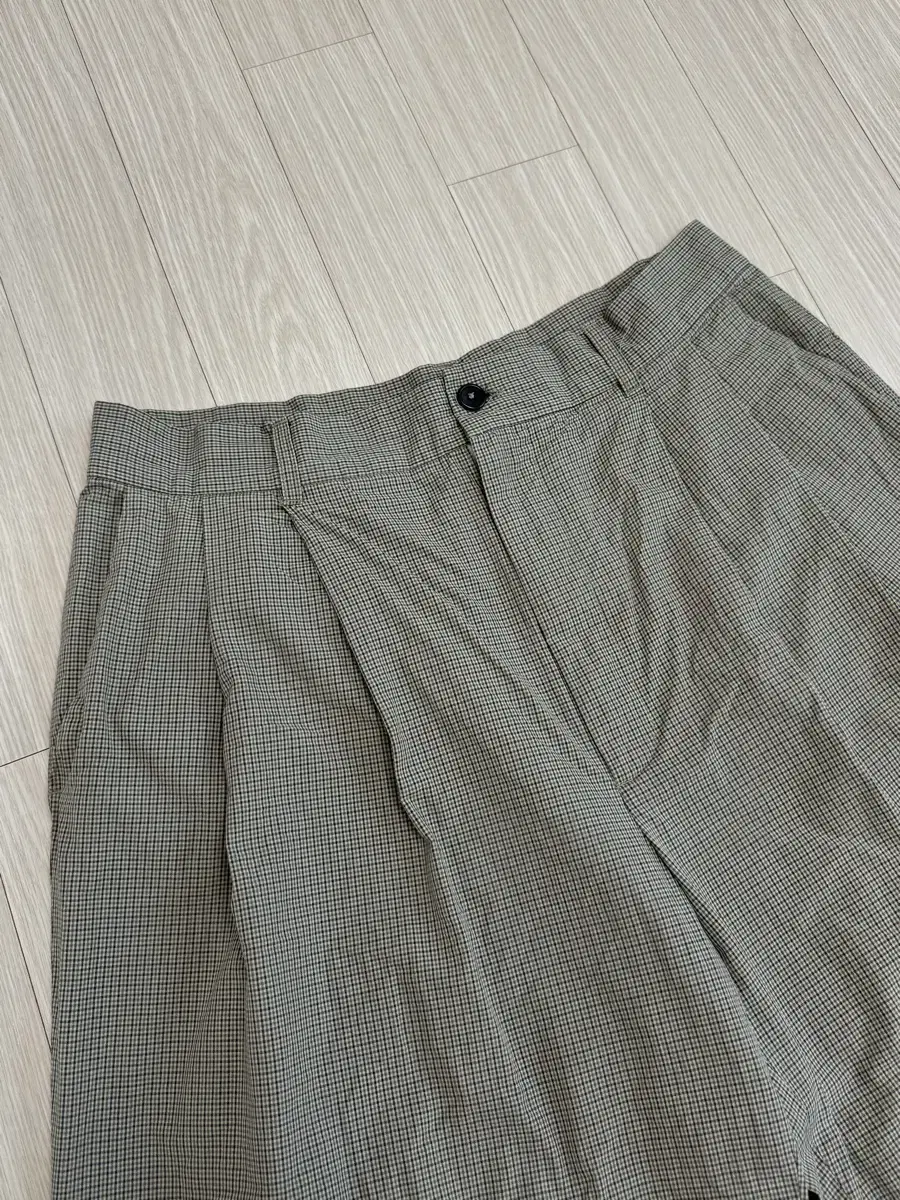 Camiel Portjens suit pants green check M