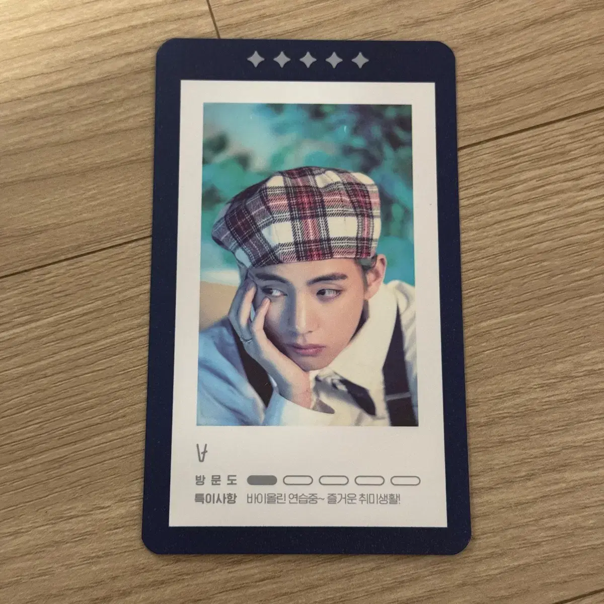 Taehyung v bts Magic Shop Guestbook kard photocard BTS MAGIC SHOP
