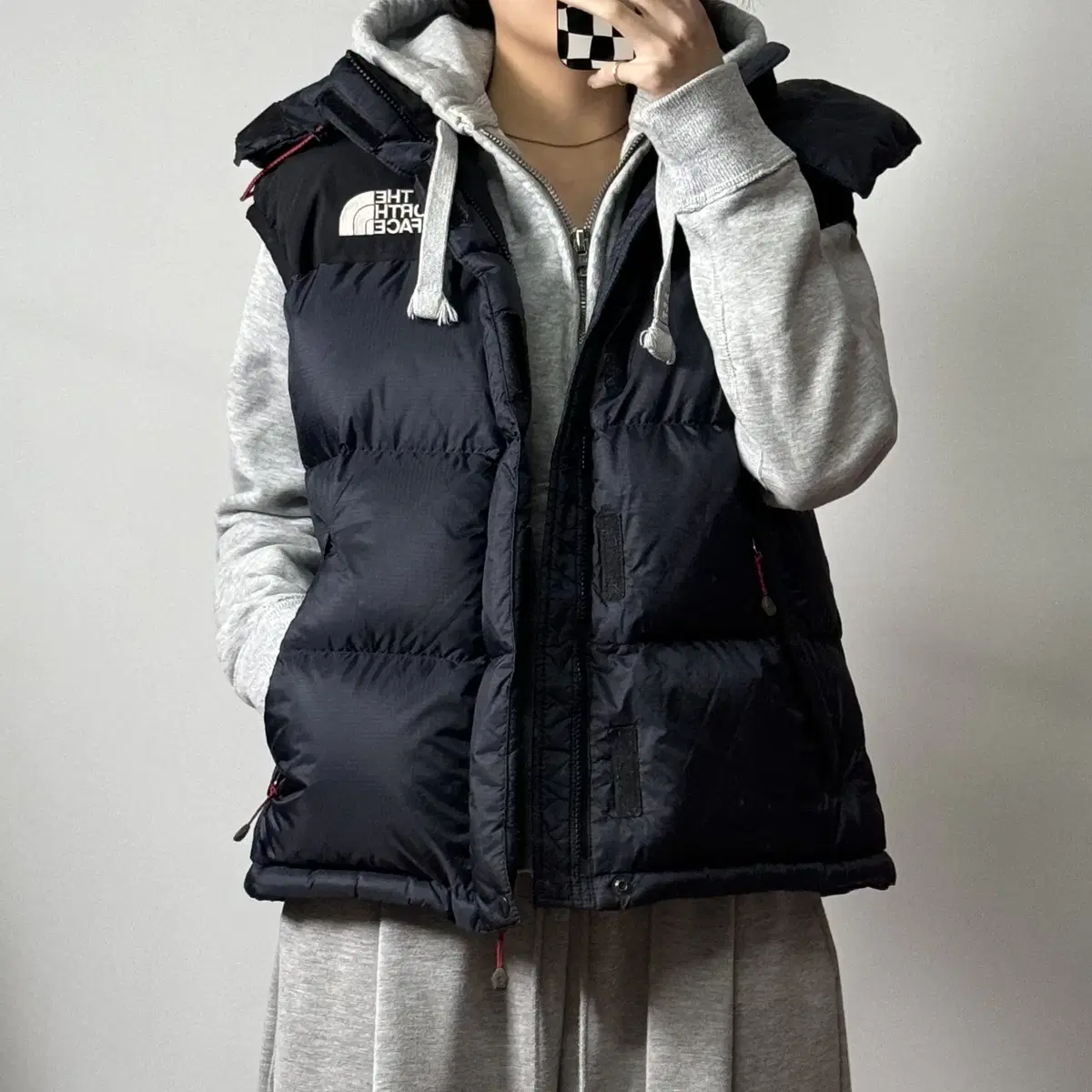 The North Face Summit Series Windstopper Puffer Vest Navy 90 [111104]