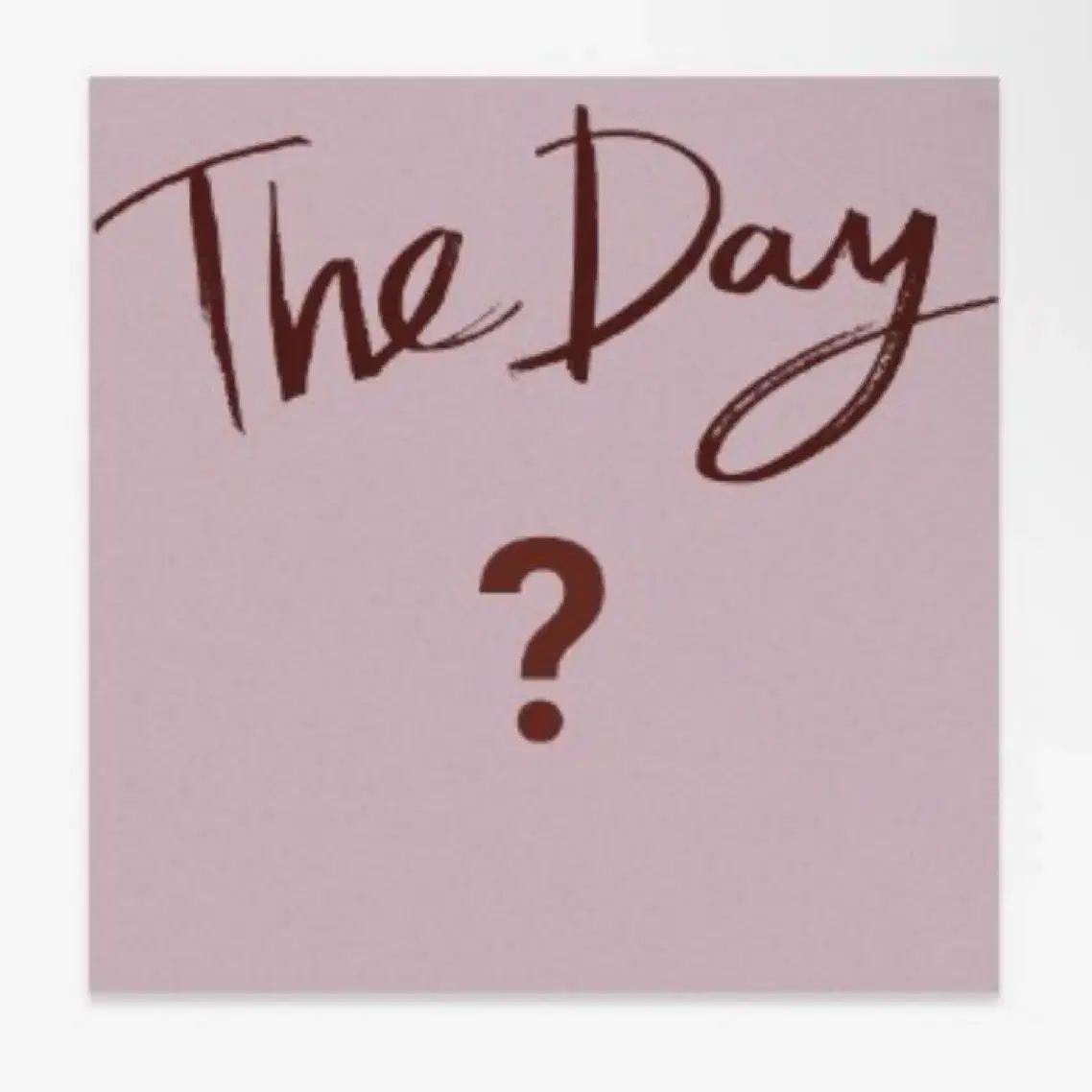 데이식스 1집 The day