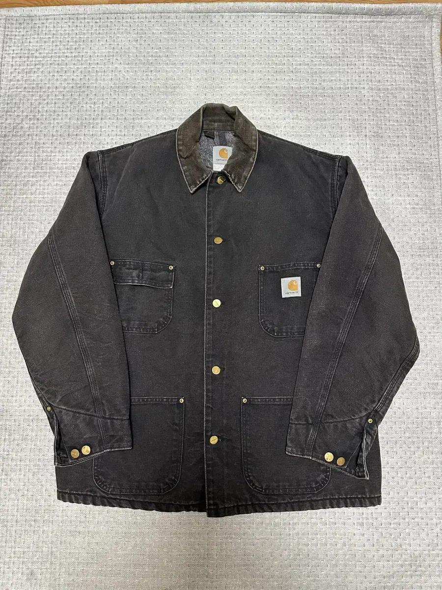 [L] Calhart Michigan Chore Jacket Ebony