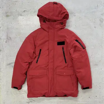 AMPHIBIAN 앰피비안 후디 다운 자켓 레드 XL