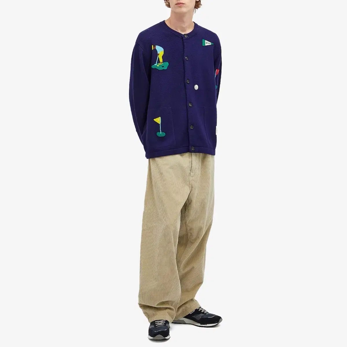 [L] bode Body Golf Cardigan New Arrivals