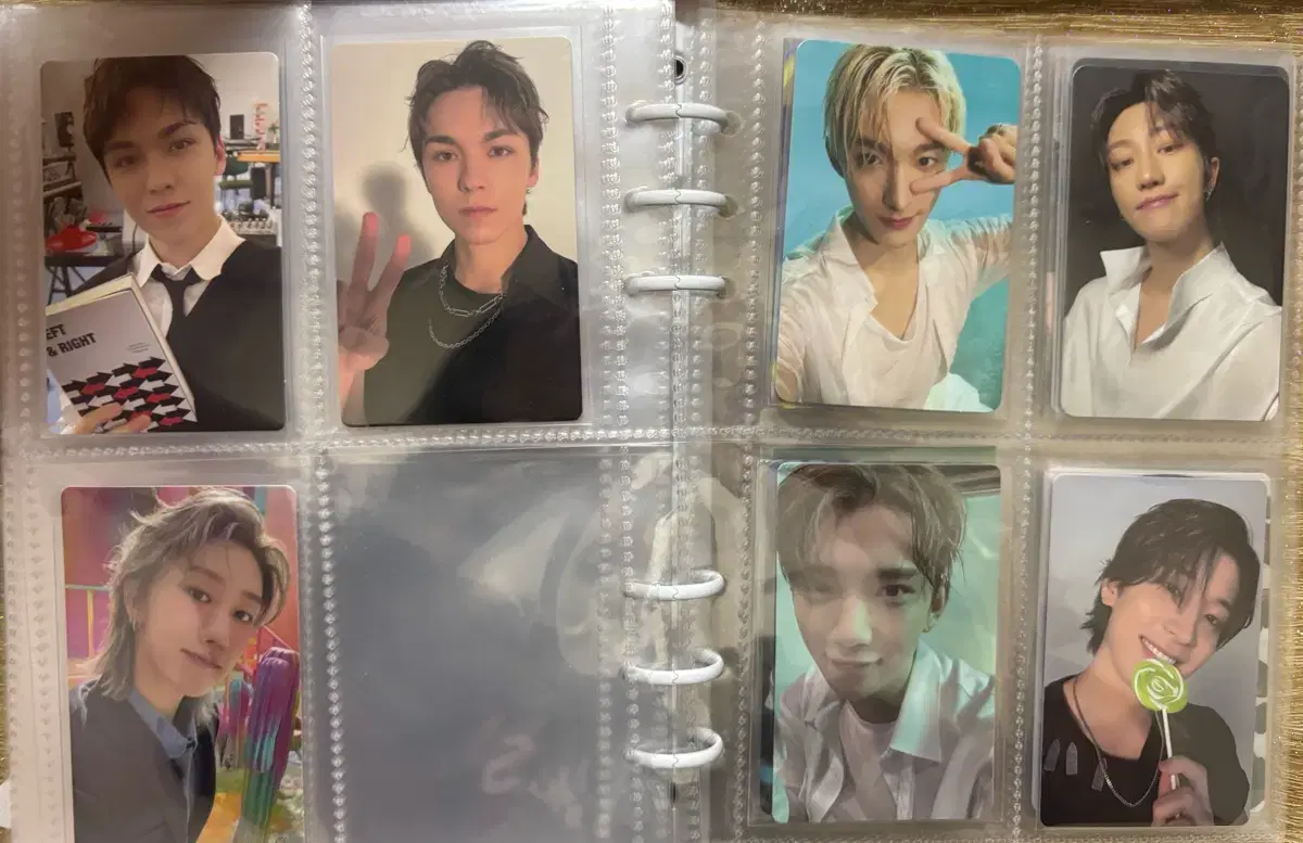 seventeen vernon joshua dk minyu gyu dino wonwoo photocard 21 sheets sold in bulk