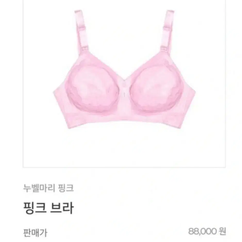 앨트웰 누벨마리 핑크 브라 보정속옷 팝니다