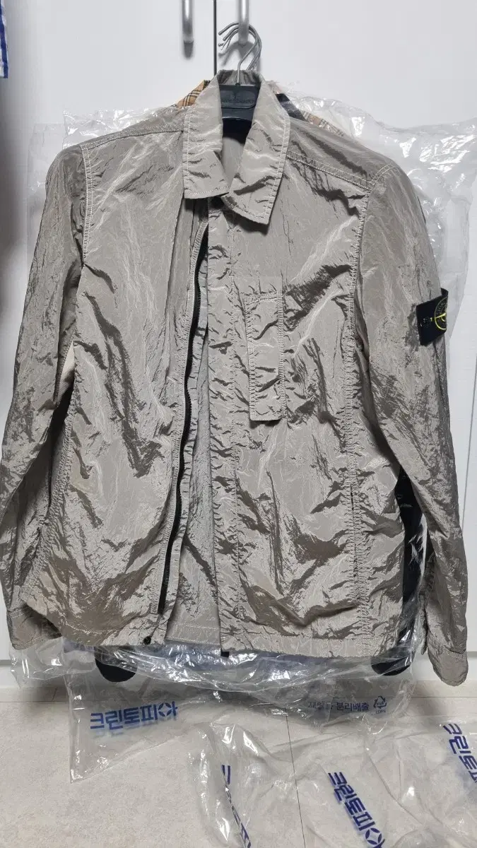 Stone Island 18ss Nylon Metal Overshirt Salmon M