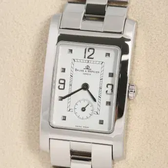 보메 메르시에 Baume & Mercier 햄튼 스몰 세컨즈 쿼츠