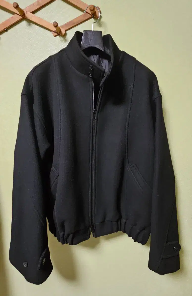 Modified Alps Heavy Wool Harrington Jacket Black L