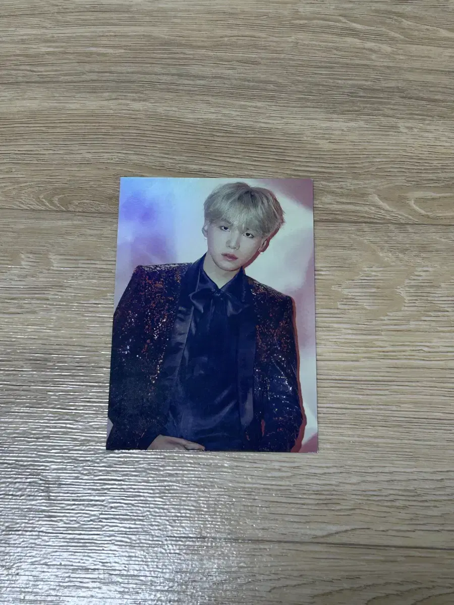 Bangtan suga Yoon Winged Falcon Special hologram Mini Photocard