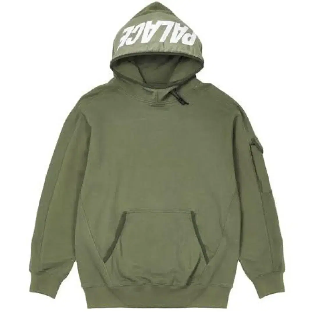 Pallas Giant Woven Label Hoodie 22SS Olive