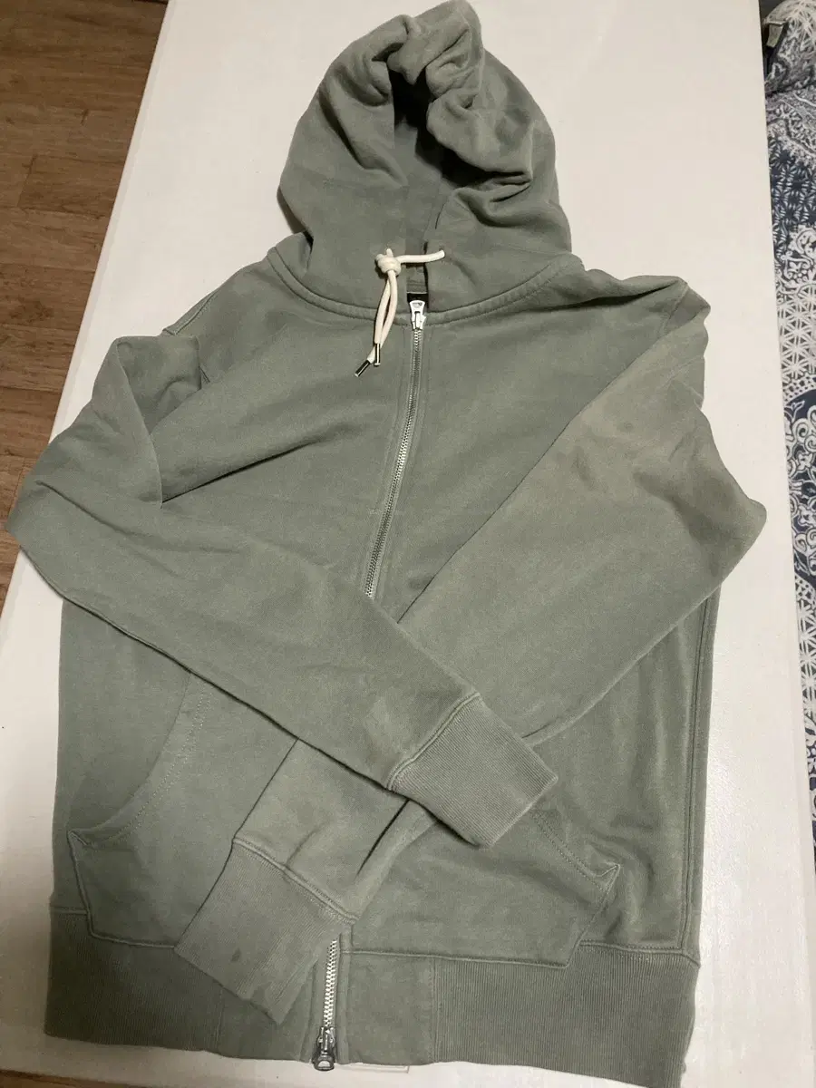 jcrew jcrew two way hoodie zip up