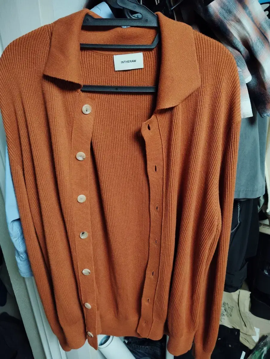 In-the-Row Cardigan Carrot