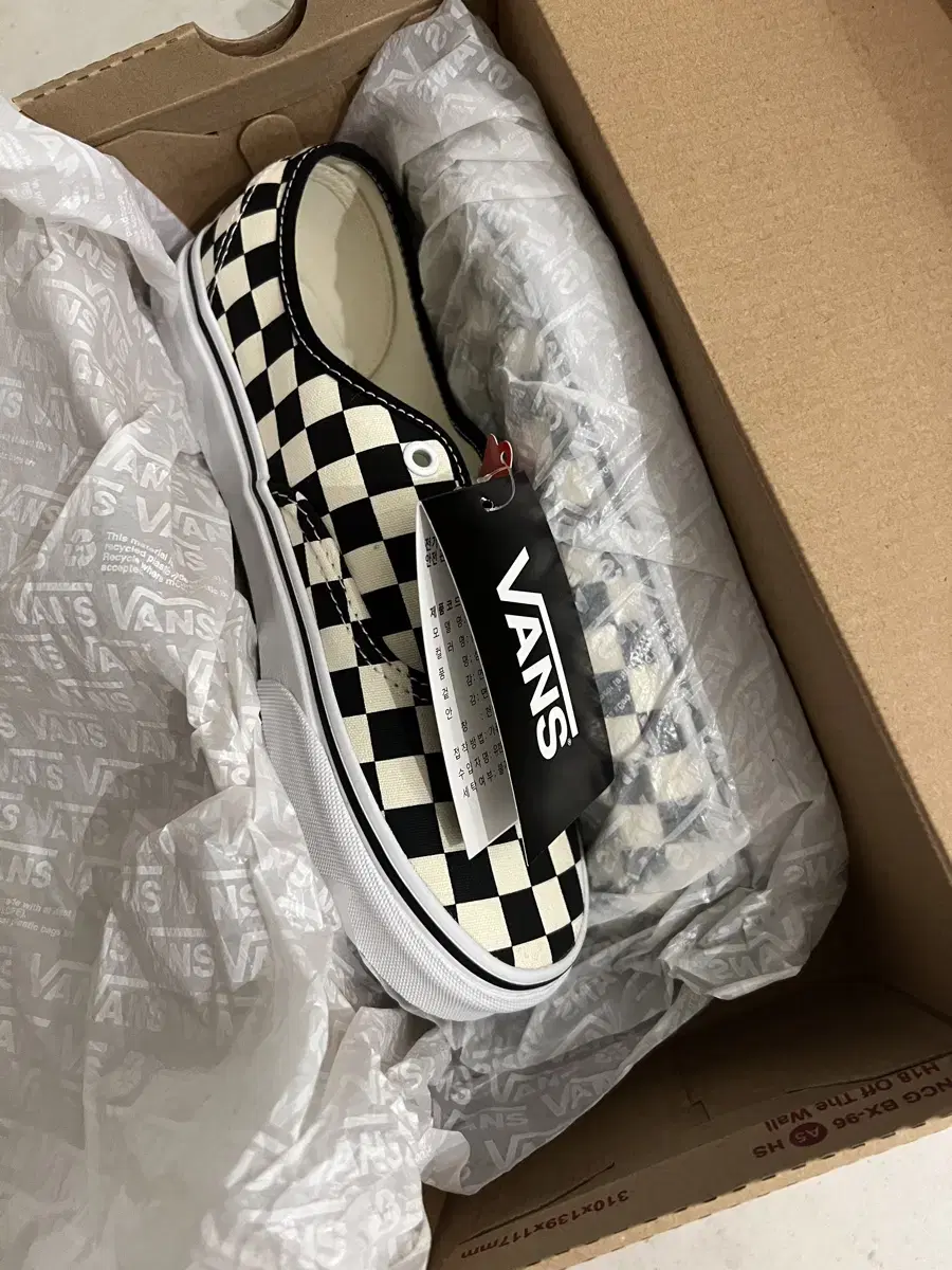 Vans 반스 체크보드 어센틱 240 새상품