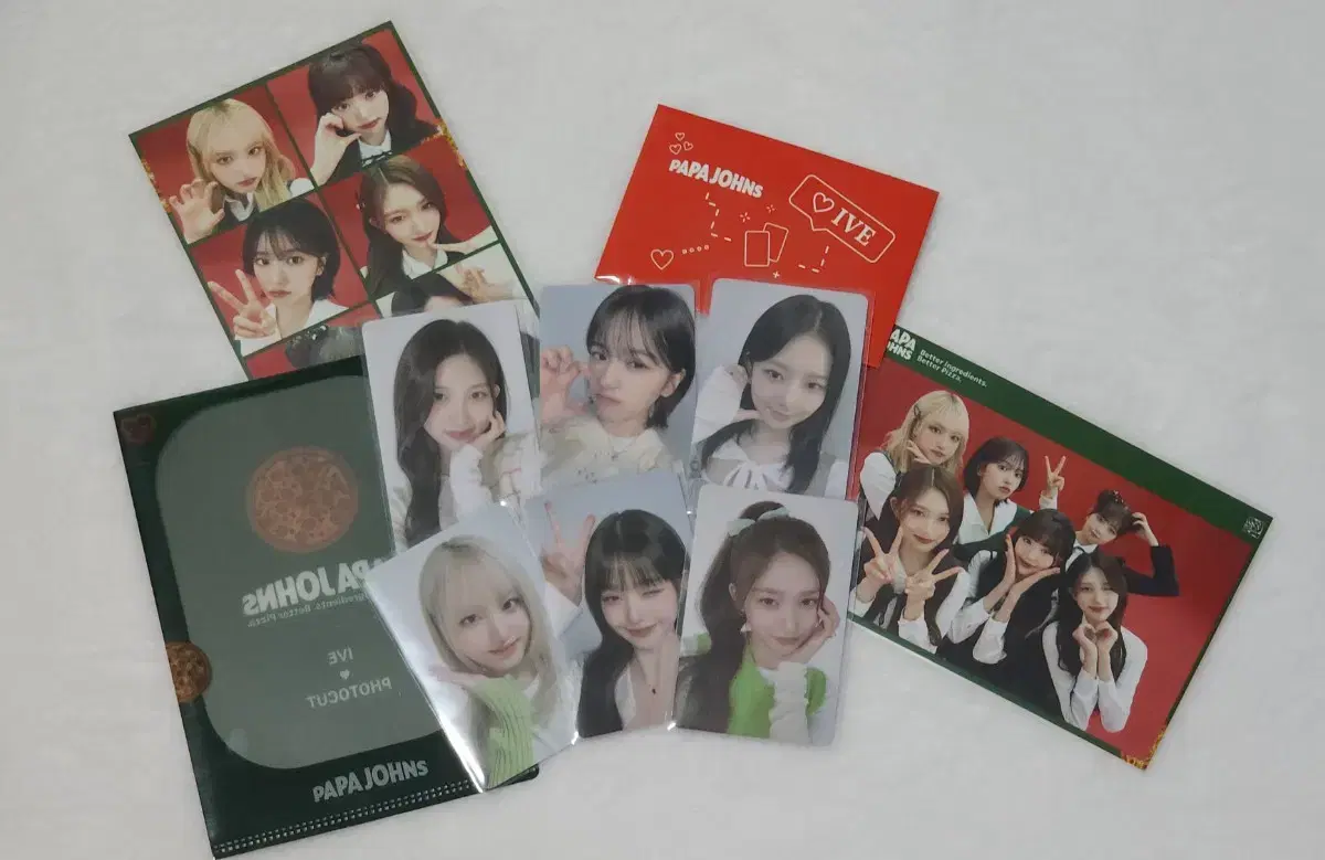 Ive Papa John's 4th photocard.