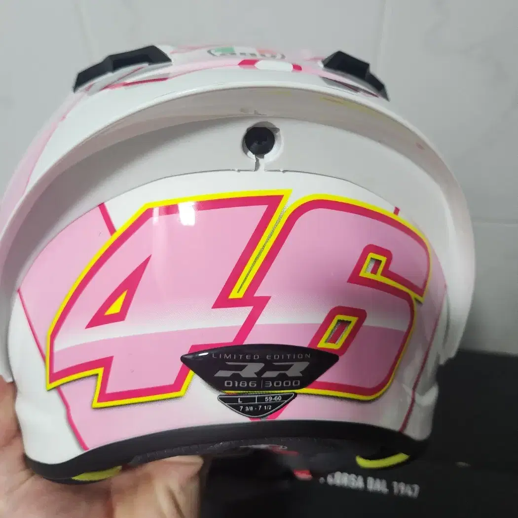 AGV 피스타 GP RR MISANO 2021 핑크 리본 L사이즈