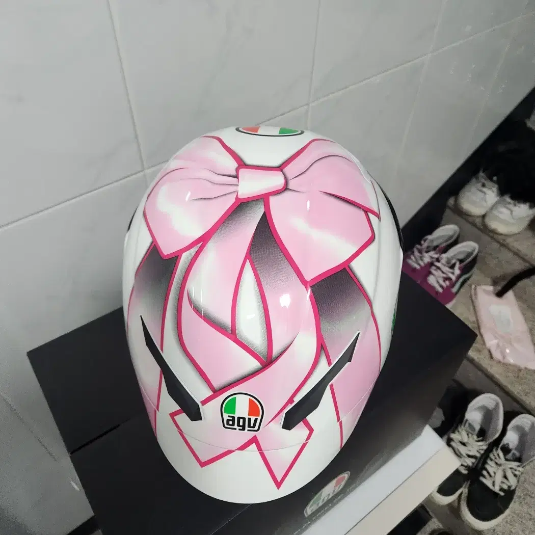 AGV 피스타 GP RR MISANO 2021 핑크 리본 L사이즈