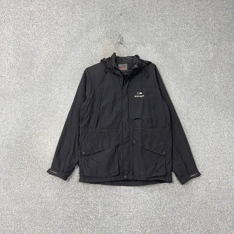 Eider Black Quad-Pocket Functional San Windbreaker L