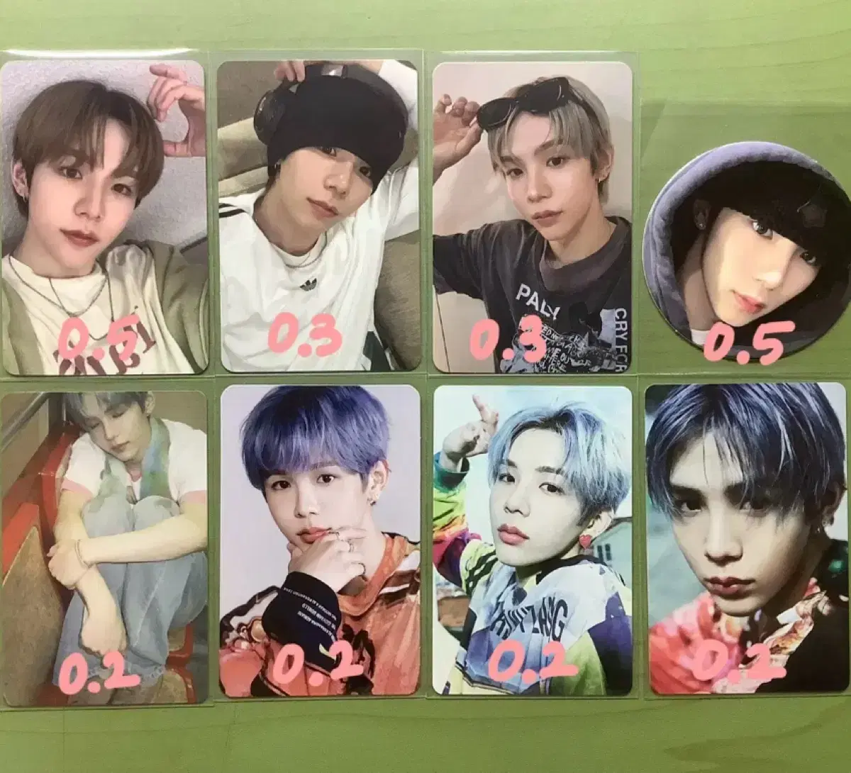 Rize shotaro photocard Alpo ld unreleased photocard wonbin chanyoung sohee sungchan eunseok Buncheol